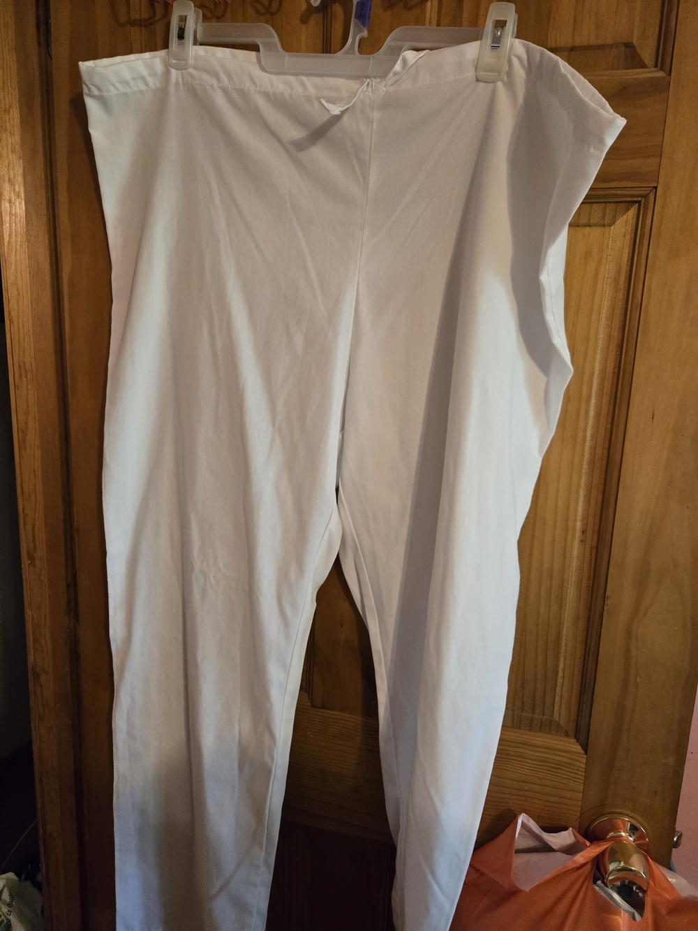 White Scrub Pants